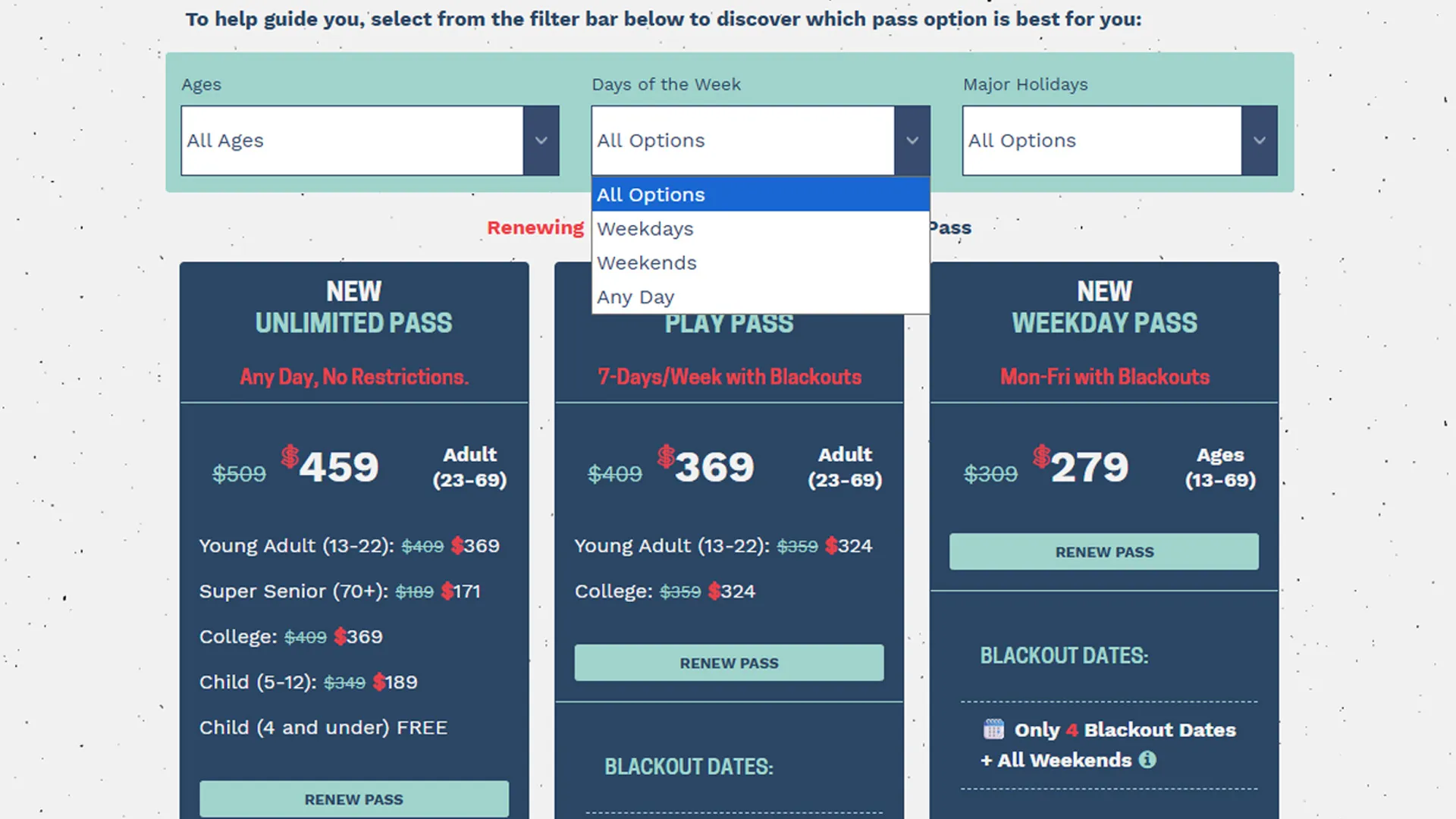 Building a Responsive Season Pass Comparison Experience with Smart Filtering and Dynamic Pricing
